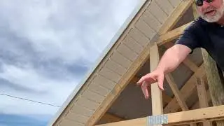 Soffit options on post frame building