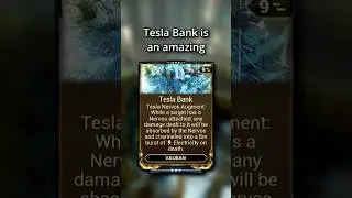 Was Tesla Bank Always This STRONG?! (Yes but No) #shorts #warframe #gaming #streamer #wfcc