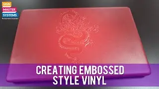 Creating embossed style vinyl