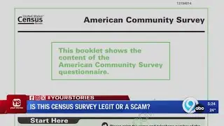 How do I know if the Census survey I received is legit?