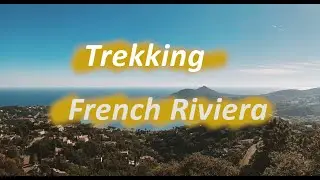 2021 Day of Trekking during  France lockdown covid, a magnificent view of the Mediterranean