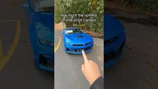 How much do the options on this 2024 Camaro cost?!&hellip;. #camaro #camaross
