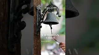 Antique Metal Door Bell for a grand entryway