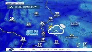 Trending colder for the rest of the week