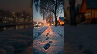 Snow Path - Walking in the Snow 🌨️