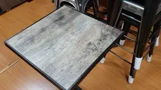Old Style Weathered Faux Wood Table Top In-Outdoor - TableBaseDepot.com