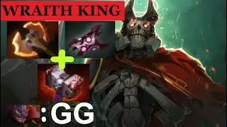 ВК ЧЕРЕЗ БФ | КРИТ МИНУС ПОЛ ХП | WRAITH KING 7.28 | ГАЙД DOTA 2