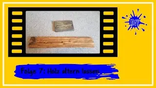 Holz altern lassen mit Feuer - DIY KUHLENBIEKE.blog