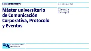 M&aacute;ster universitario de Comunicaci&oacute;n Corporativa, Protocolo y Eventos