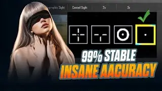 99% stable accuracy 🥶 | without using aim assist | try this crosshair and improve aim ☠️🤯 | 