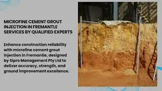 Durable Ground Stabilisation with Microfine Cement Grout Injection