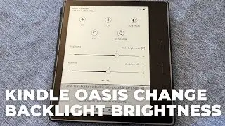 Как изменить яркость подсветки Kindle Oasis