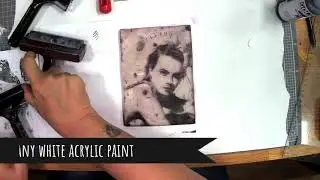 Gelli plate image transfers from Magazines with Lucy Campeanu
