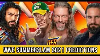wwe summerslam 2021 Full Match Card & Result predictions