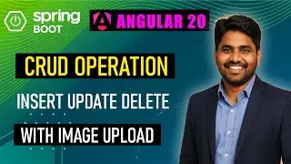 Angular 20 + Spring Boot CRUD Tutorial (MySQL + Image Upload) | Full Stack App 2027