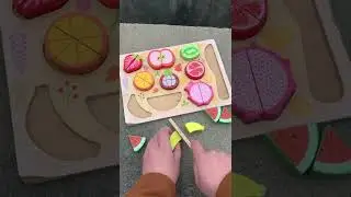 Magnetic wooden fruit toys