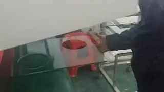 How to coat gas stove glass panel? Glass roller coating machine