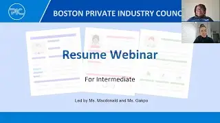 Resume Writing (Intermediate/Advanced) - PIC Career Development Webinar