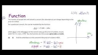 How to solve Function Questions - Leaving Cert Ordinary Level Maths