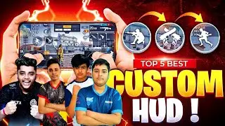 TOP 5 BEST 🤯🔥 ESPORTS RUSHER CUSTOM HUD REVEALED ! MR JAY YT SECRET HEADSHOT TRICK REVEALED IN LIVE
