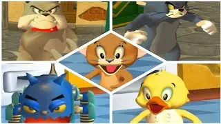 Tom and Jerry: War of the Whiskers - Jerry vs All Characters Gameplay Walkthrough