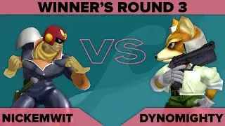 Sunshined 2 - Nickemwit (Captain Falcon) Vs. Dynomighty (Fox) - Winners R3 - SSBM