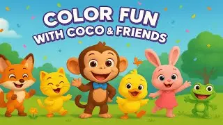 Kids Color Song | Learn All Colors with Fun Animation & Music with @ChuchuCoco 🌈