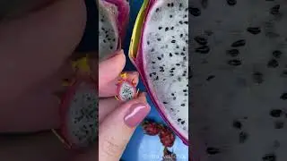 TUTORIAL Miniature pitaya or dragon fruit with polymer clay 🌴 preview