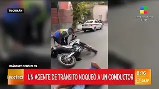 Tucumán: un agente de tránsito noqueó a un conductor
