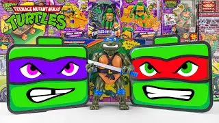 Unboxing Teenage Mutant Ninja Turtles | Secret Box of 4 Ninja Turtle Warriors | Battle Arena Playset