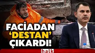 Murat Kurum'dan asrın gafı! Hatay'da deprem kayıplarını unuttu! Konutlara 'destan' dedi!