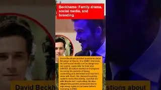 Beckhams: Family drama, social media, and branding #short #shorts #celebrity #celebritynews