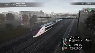 Train Sim World 2.Сквозь дождь на TGV Duplex 200 CM