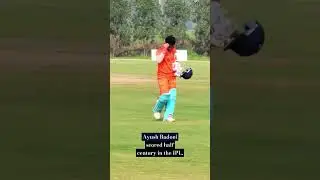 Ayush Badoni scored half century in the IPL. #jksportstime