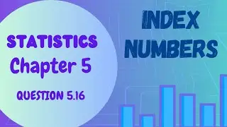 Statistics| Class 11 Chapter 5 Question 5.16| Solution|Chain Index Numbers|Base Price| Brain boost