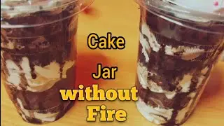 chocolate cake jar #without fire # chocolate Dessert recipe # No Bake No Cook Recipe