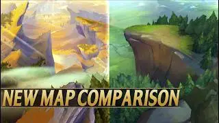 NEW NOXUS MAP VS OLD RIFT Comparison & Map Changes - League of Legends