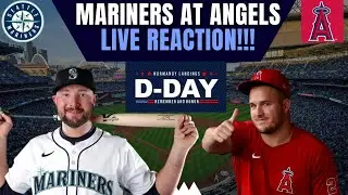 Remembering D-Day: Seattle Mariners vs Los Angeles Angels Live Play by Play Reaction