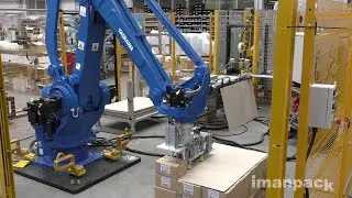 Packaging and palletizing system for furniture fasteners