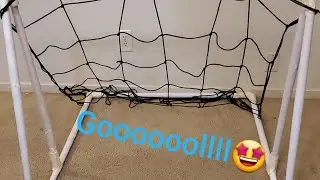 Porteria con rollitos de papel ⚽️🥅⚽️🥅♥️ (solo para decoracion.) 1.ra parte