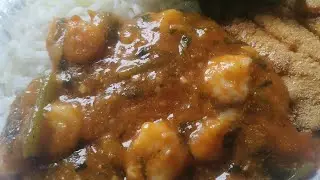 Pirão de Camarão que delícia é de comer sentado