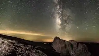 Enchanted Rock Nightscape Timelapse