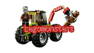 Legomonster lego city 60181 лесной трактор( lego city 60181 great vehicles)