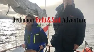SAILING Redmoon to Weesp ⛵️ #sailboat #sail #liveaboardlifestyle #sailing #redmoonsailing