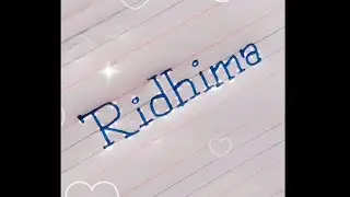 Ridhima name status... #shorts