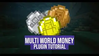 Multi World Money Minecraft Plugin Tutorial Showcase | Spigot Plugin