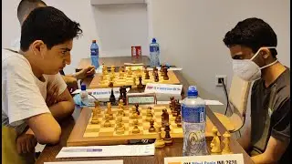 Raahil Mullick vs Nihal Sarin | Positional understanding in the French Winawer | Silver Lake Open