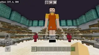 Squid Games (Red Light Green Light) MOD in Minecraft PE