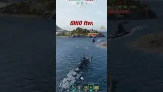 Battleship Ohio with a 93000 dev strike - World of Warships