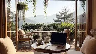Relaxing Morning Jazz Music ☕ Cozy Café Winter Ambience for Work & Study